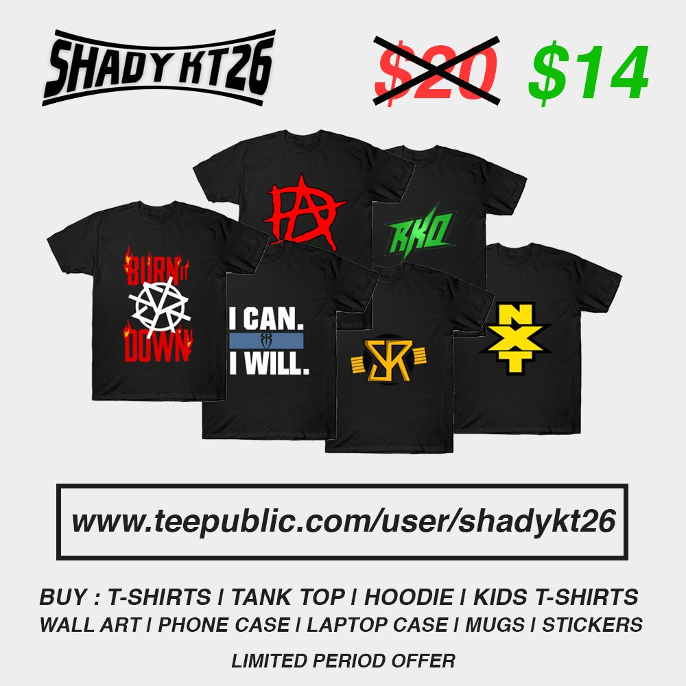 shadykt26's tweet photo. Grab Yours at https://t.co/M2iumKM5tn 
Limited Period Offer!
#wwe #wweuniverse  #MayweatherVsMcGregorlive  #wweraw #WWE2K18 #wwesmackdown https://t.co/GnRM2R7YEO