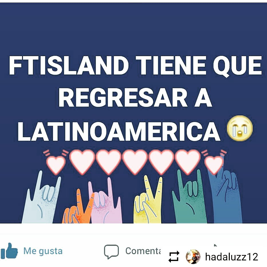 Hadaluzz12's tweet photo. queremos verlos pronto #FTISLANDCOMEBACKTOMEXICO seria lo mas maravilloso del mundo #concert 우리가 다시 만날거라는 것을잊지마 https://t.co/7XfuAN7FXd
