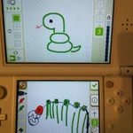 新たな画伯現わる!このヘビはすごい!将来有望だ!