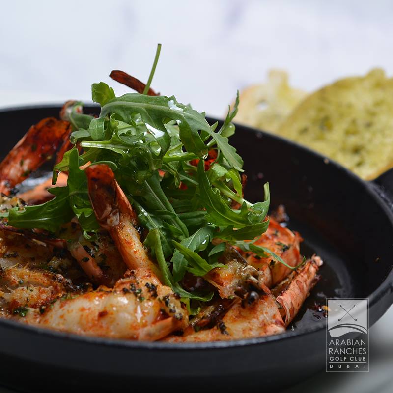 Check out the new menu @RanchesGolfClub that caters to all taste buds! The Gambass Al Ajillo is just one of the delicious dishes on offer!