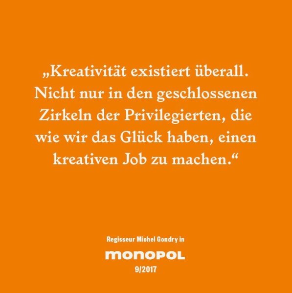 HirschenGroup's tweet photo. So true...
#totalcreativity
@MichelGondry @MonopolMagazin @HirschenGroup https://t.co/glXZR77Ndd