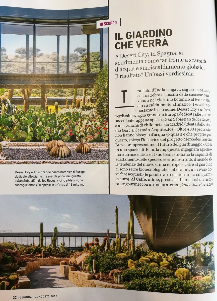 RedDarter's tweet image. One for the 'To see' list: #DesertCity in #SanSebastian #urbangardening