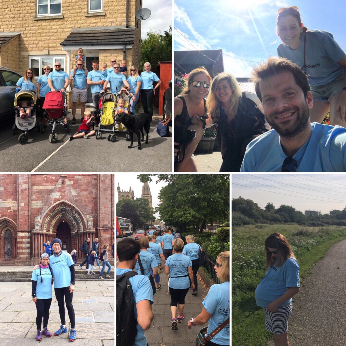 Petalscharity's tweet photo. Fantastic seeing all these #SkyeWalkers out raising funds for Petals - thank you so much! Yorkshire, London, Cambridge &amp; Orkney shown here 👏 https://t.co/X9DIqoLaaV