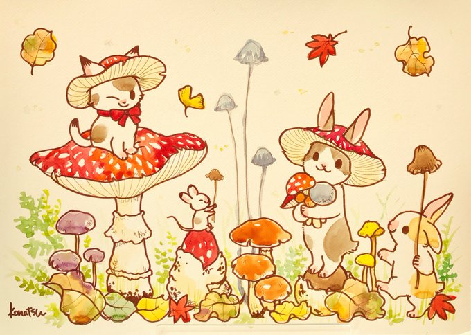 「autumn leaves」 illustration images(Oldest｜RT&Fav:50)