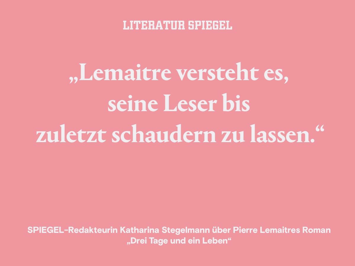 Pierre Lemaitres neuer Roman "Drei Tage und ein Leben" macht den Leser zum Komplizen. <a href="/katharste/">Katharina Stegelmann</a> bespricht das Buch in unserem neuen Heft.