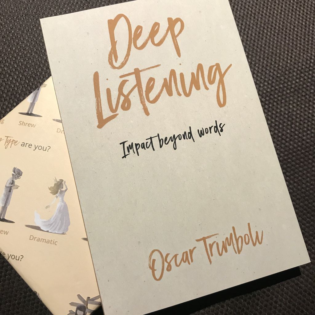 RebeccaJLJ's tweet photo. Delighted to find this treat in my parcel locker today. Congrats @oscartrimboli, I look forward to reading #DeepListening. 
#Intranets2017 https://t.co/FgY8sXElIE