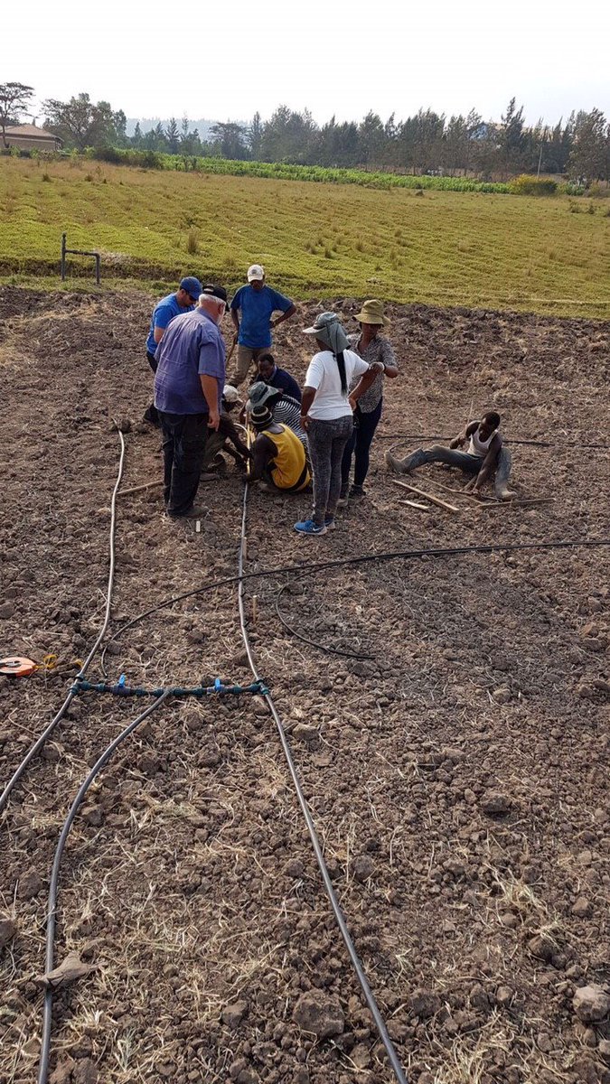 MASHAVisrael's tweet photo. Work goes on at MASHAV #Rwanda Center of Excellence for Horticulture Development near Kigali: Optimizing water & irrigation systems https://t.co/OZBjDDlZTR