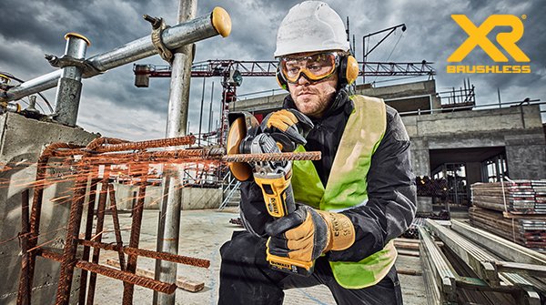 Introducing our DCG405 18V XR Brushless Grinder. 
Featuring better performance, runtime and less service costs