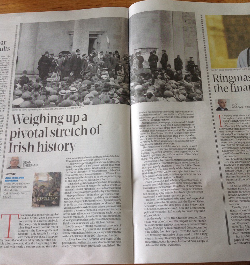 Every household should have a copy #atlasoftheirishrevolution - SBP