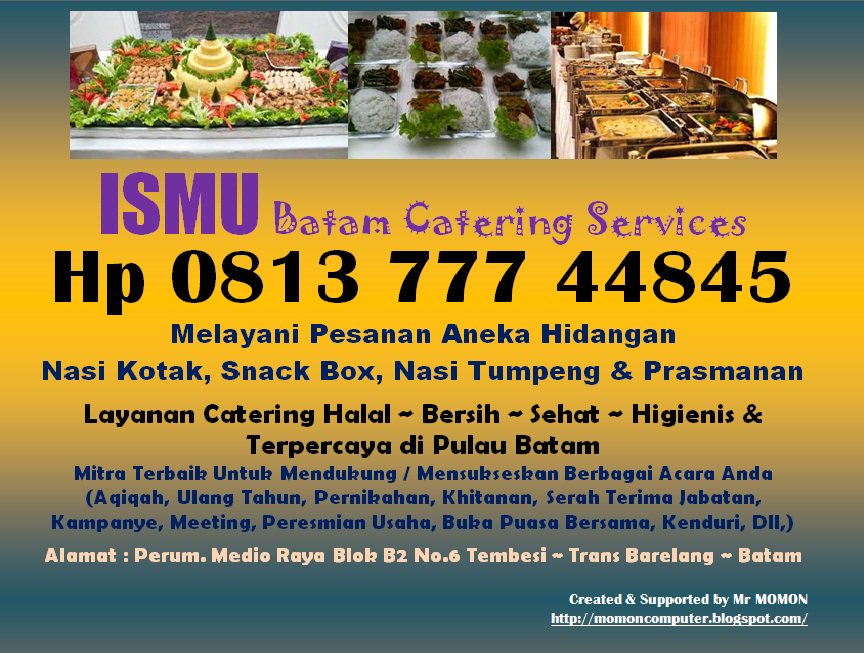 Majalah_Seksi's tweet photo. Catering Nasi Bungkus-Prasmanan di Batam
#call 081377744845
https://t.co/2nGdgfzxB4

#IniBaruBisnis #ParadeASEAN50 #BloggerMuslimahMeetUp https://t.co/mRGNv7QolN