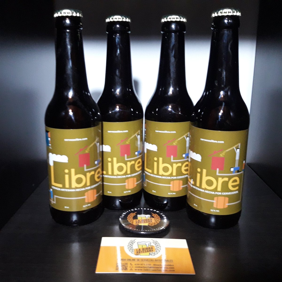 LaBirraArtesana.com #Cerveza #Artesana #Libre #AmericanAmberAle por solo 2,30€ #Craftbeer #Beer #Biere #Bier #birra #cervezaartesanal