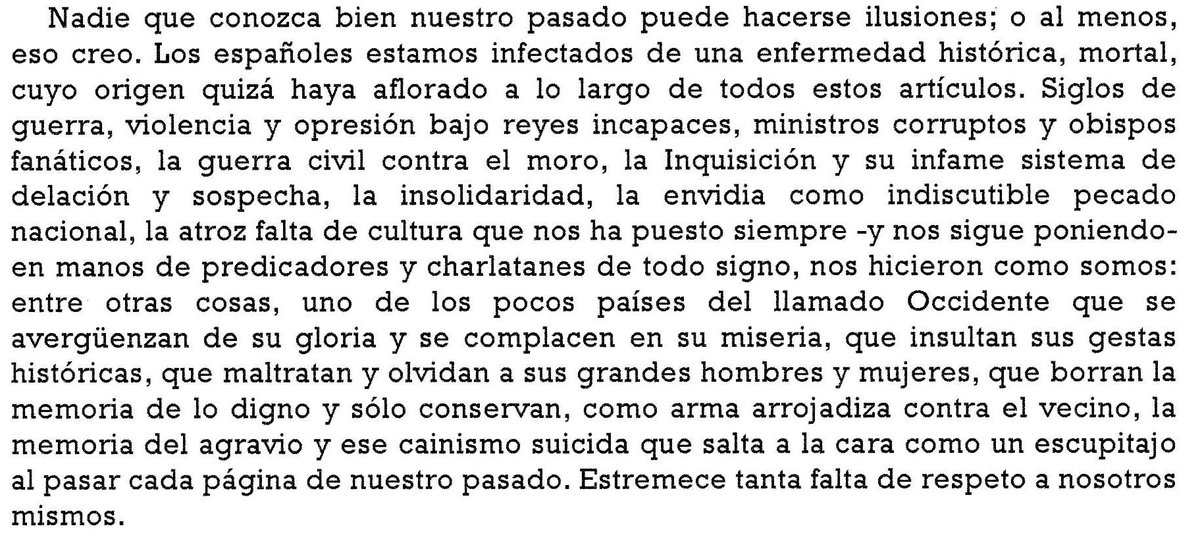 De mi artículo de hoy, hablando de otras cosas que siempre son la misma. Vale para ayer, creo. Vale para siempre.