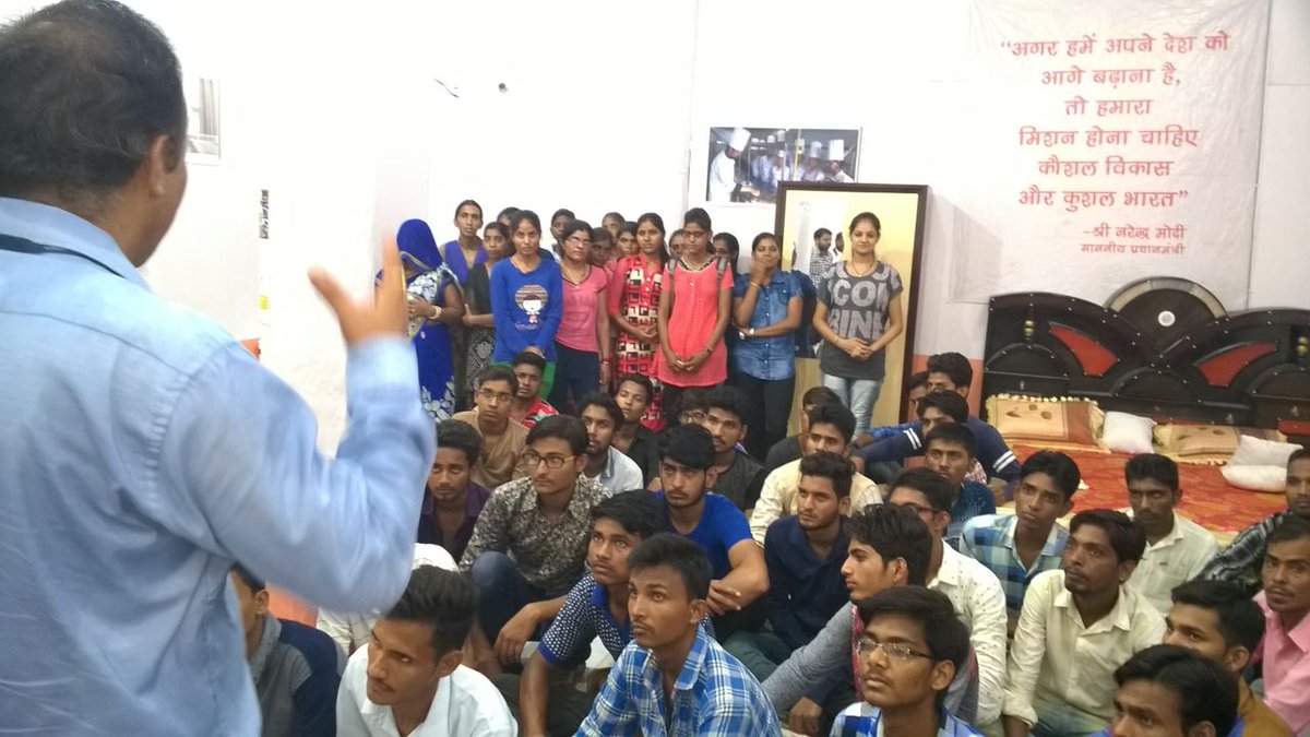 nskfdc's tweet photo. 89 Candidates selected from Safai Karamchari community for Skill training under trade of Domestic Worker &amp; Cook at Ramgarh Shekhawati. https://t.co/fuLKutQayd