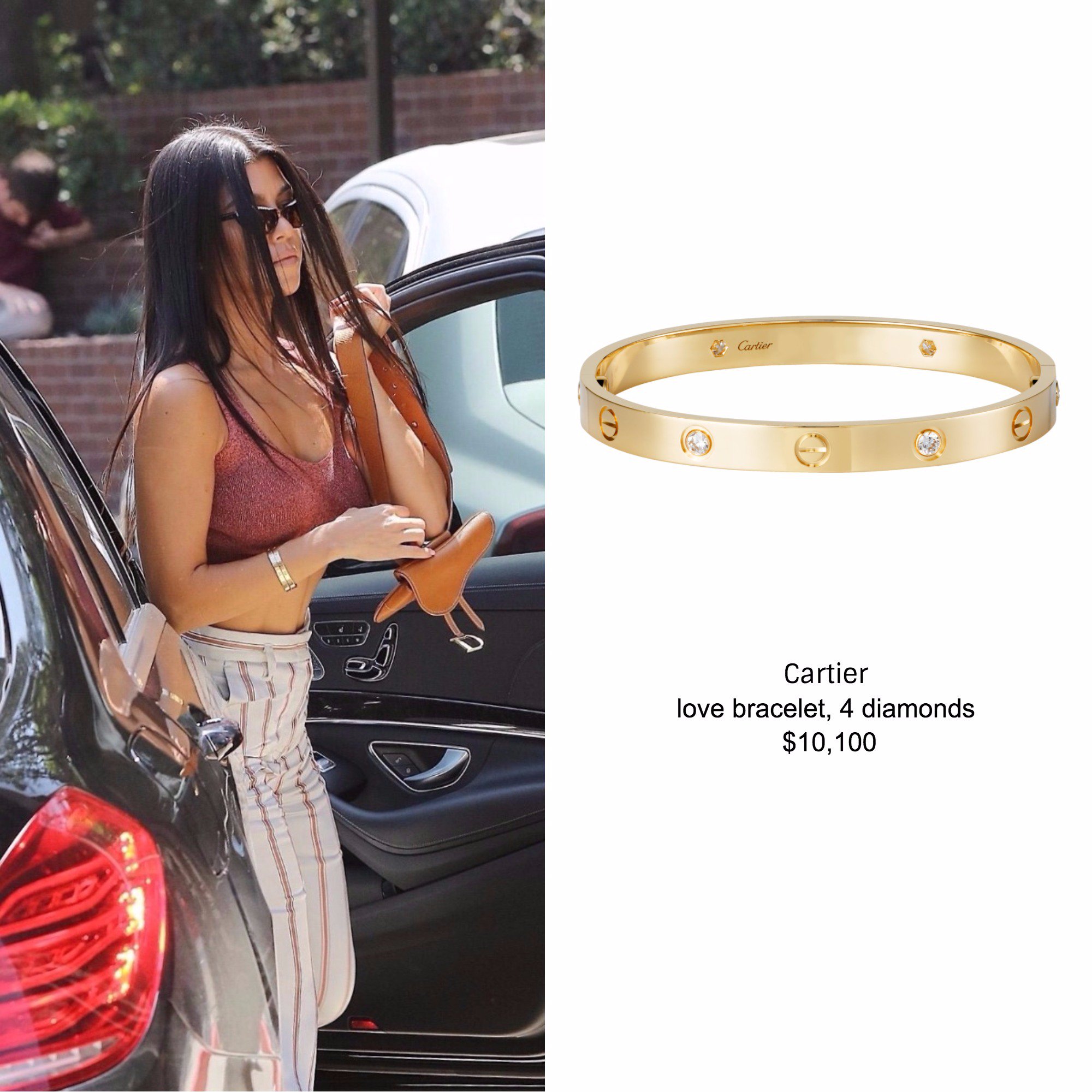Gold bracelets hotsell that kardashians wear