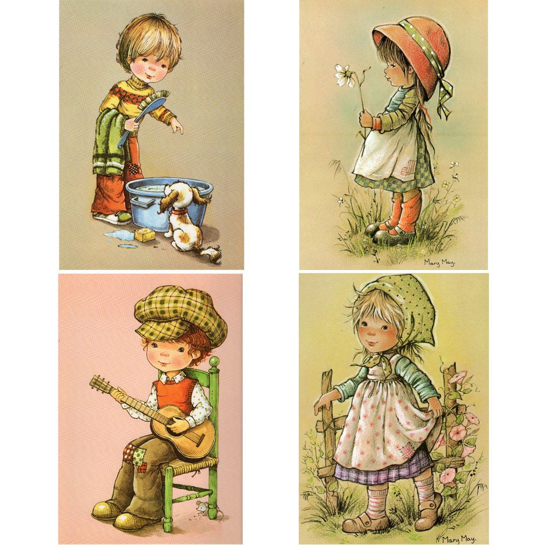 #Vintage posters van #MaryMay. Zo schattig en mooi! Deze posters zijn prachtig om in te lijsten: iamrecycled.nl/nl/nieuw