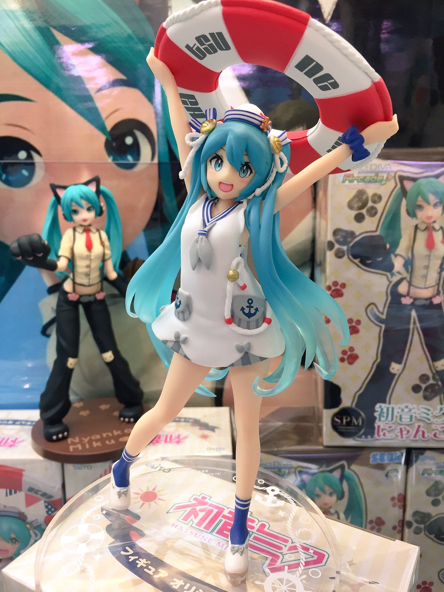 O Xrhsths ゲームゾーン各務原店 Sto Twitter 初音ミク フィギュア オリジナル夏服ver 四季フィギュアシリーズ第2弾は タイトーオリジナルの夏服ミクさんです 髪がクリアカラーへとグラデーションになっています 衣装もポーズも表情も夏っぽさ全開です