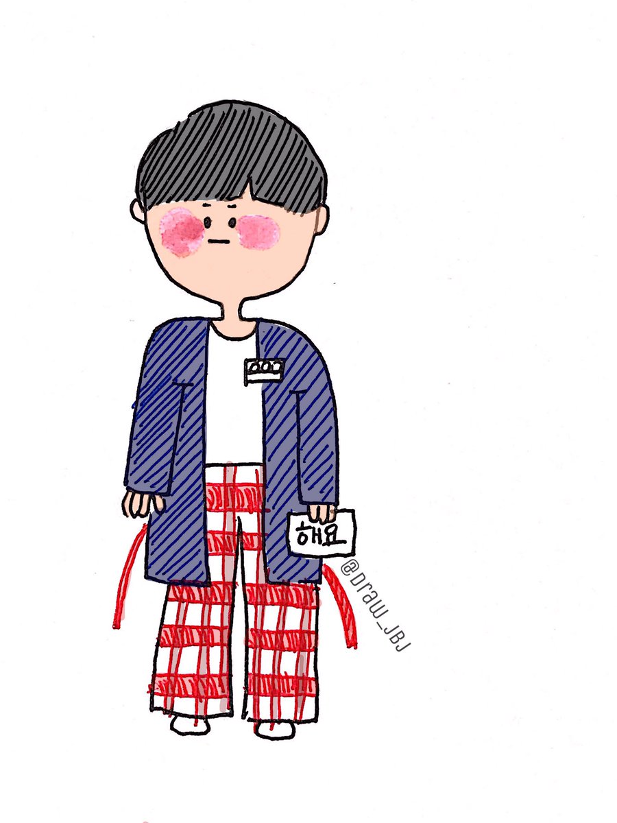 draw_jbj's tweet photo. 잠옷 꾹꾸기
#용국 #김용국 #jbj #그림 #일러스트 https://t.co/MDs4VKqOPW
