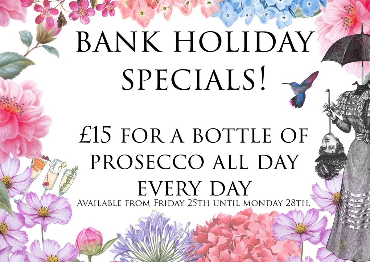 LMArms's tweet image. 💃🏻🍸🍾 241 cocktails AND £15 bottles of fizz all day! The perfect place to spend your #bankholidaysunday