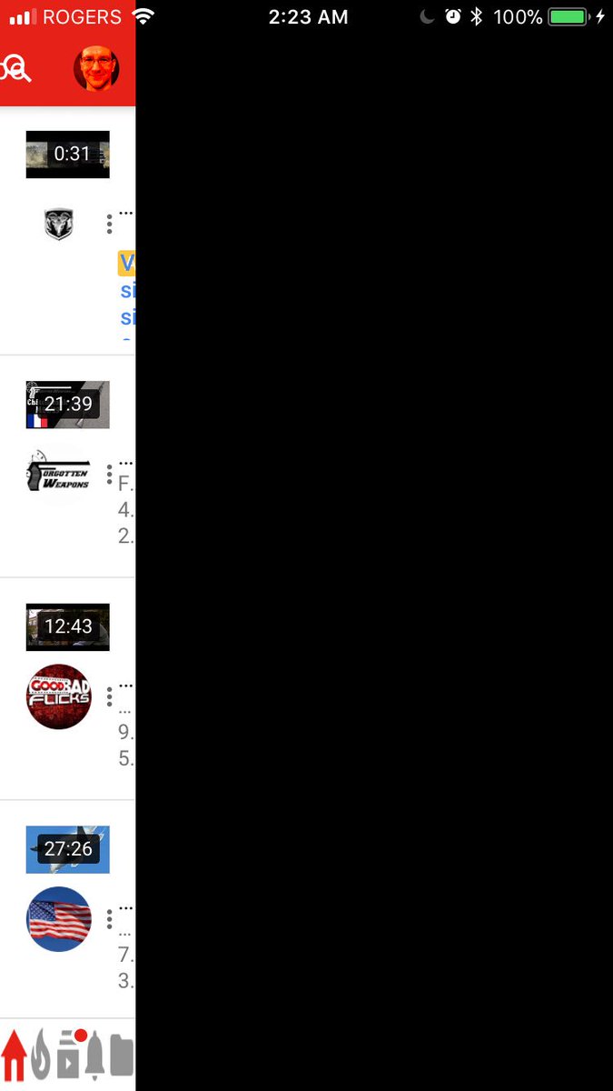 nullterm's tweet photo. Don’t think it’s supposed to do that. @YouTube #iOS11Beta7 https://t.co/o1lpXRTILN