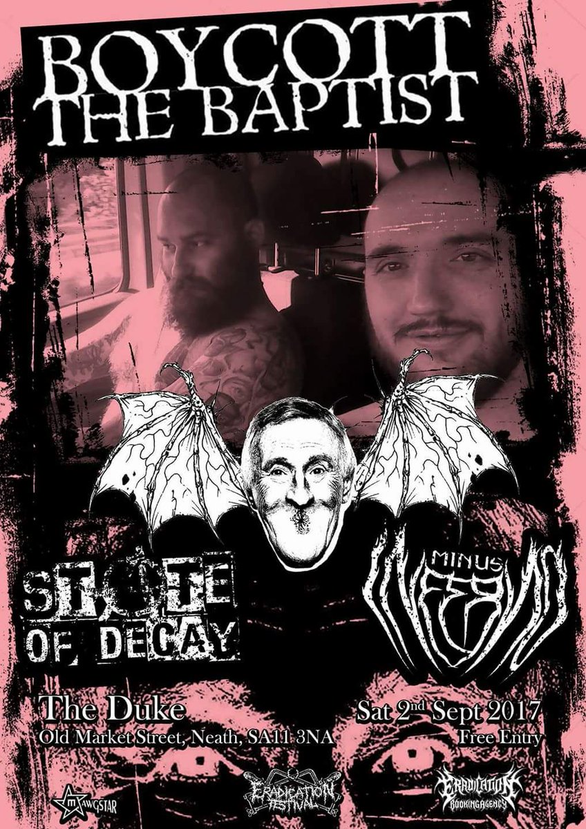 Back in The Duke this Saturday. Always a great night there, especially with a lineup like this.