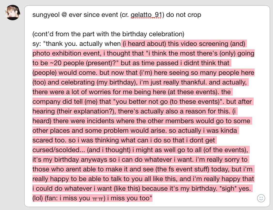 sungyeol @ ever since event (cr. gelatto_91)

continuation of this > x.com/yeolsprout/sta…

vid > x.com/gelatto_91/sta…