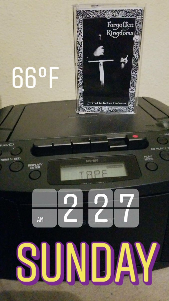 Axegrind00's tweet photo. FORGOTTEN KINGDOMS "CROWNED IN FORLORN DARKNESS"
#forgottenkingdoms #dungeonmusic #blackmetal https://t.co/FzuB5Oj8nJ