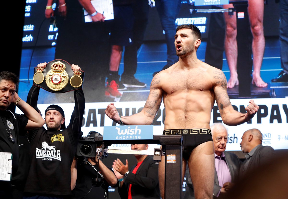 MatchroomBoxing's tweet image. Two time World Champion 👏 Enjoy retirement, @NathanClev 👊