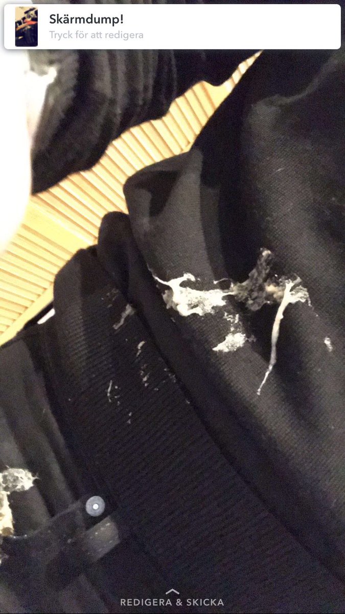 SagaWiklund's tweet photo. När man spytt ner sin pojkvän på förfesten så har man gjort sitt, hejdå. https://t.co/BVL248JDTz