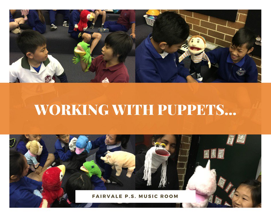 Exploring the world of puppets at Fairvale P.S.