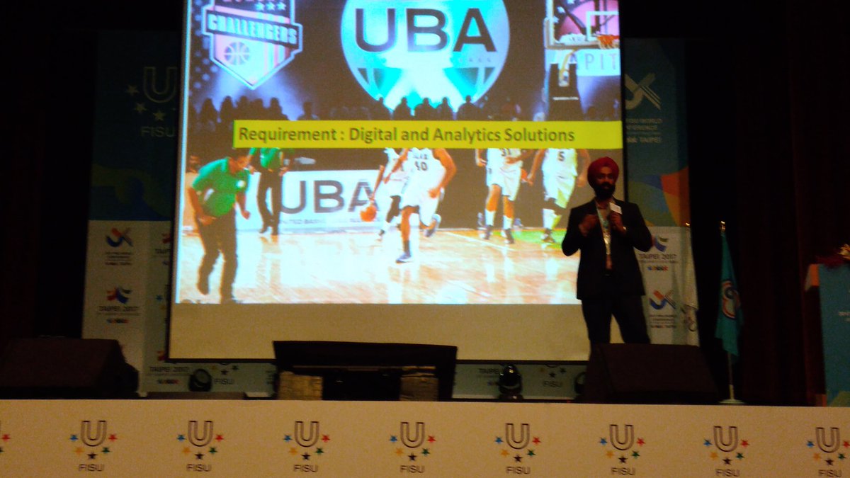 FISU's tweet photo. Seventh project: @SportsPanther created a tool for sports analytics and sports IT development. #SPINLtaipei https://t.co/LIo6DoI69C