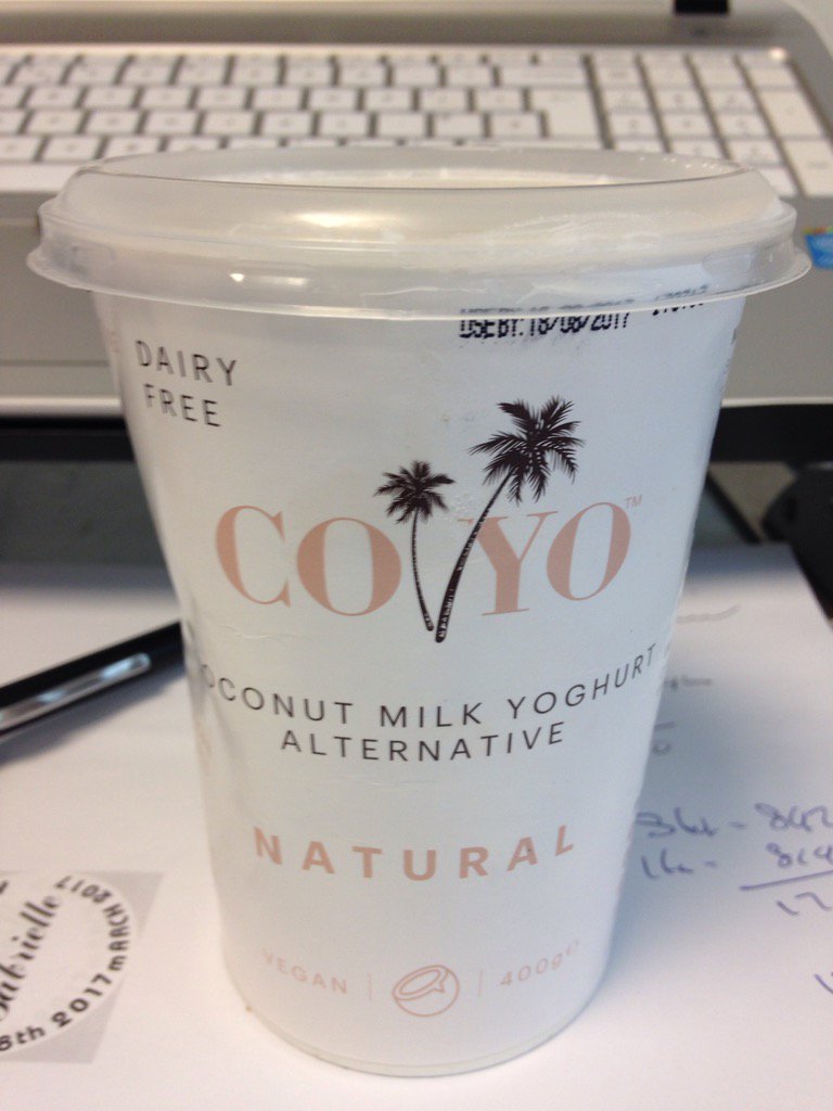 Movingchef's tweet photo. This is the most delicious #DairyFree #yogart I have ever tasted #munika #Chichester https://t.co/CZ0p7uy6hN