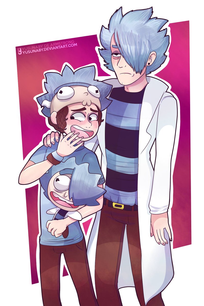 Yusurelia's tweet photo. #zerover #rickandmorty #rickzero #mortysmith #ricksanchez https://t.co/q0kSoS4tCx