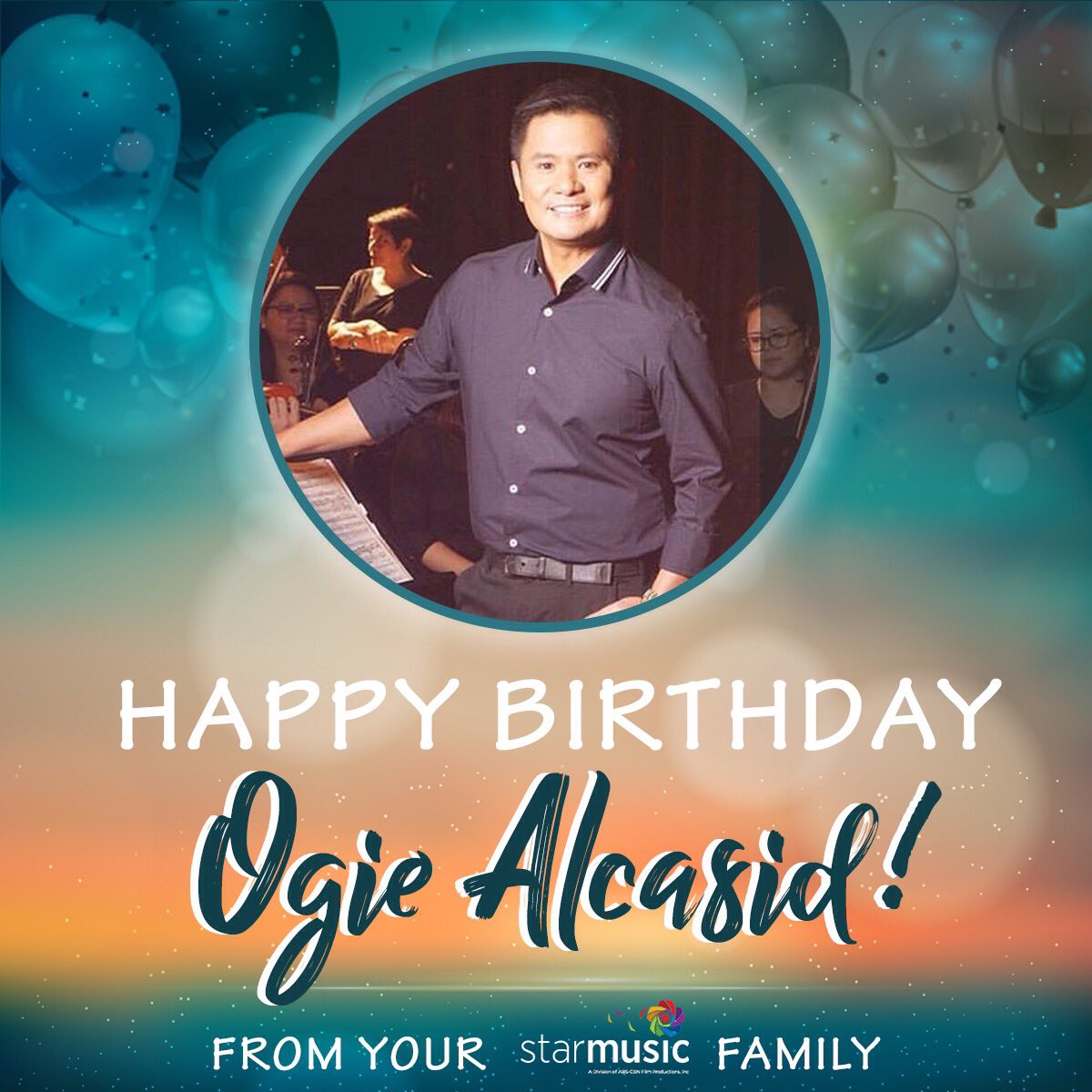 Happy Birthday Mr. Ogie Alcasid! From your Star Music family!    