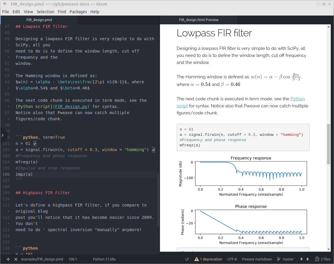 Scipy Signal Firwin