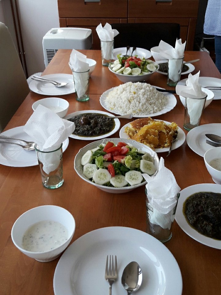 staff_heather's tweet photo. #ghormesabzi #rom2017 food and friends #zagreb https://t.co/YnuhO7ZC1c