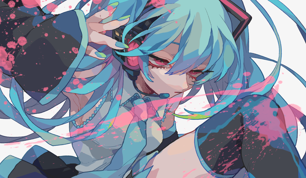 初音ミク 「初音ミクのファンアートです 」|はね公のイラスト