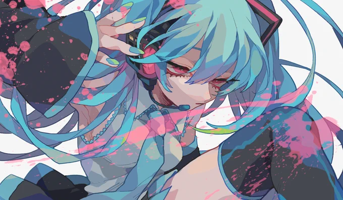 初音ミクのファンアートです 