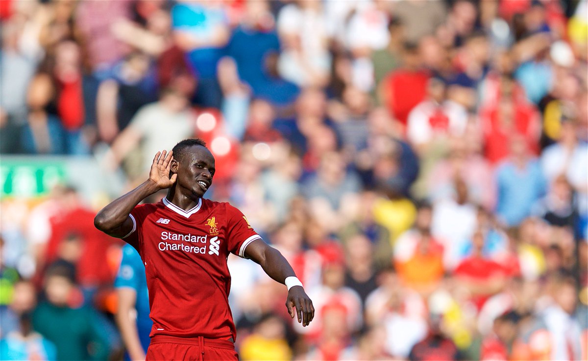 LFC's tweet photo. Oh Mane Mane! 🎵

Think Sadio enjoyed that... https://t.co/t67WJXedXJ