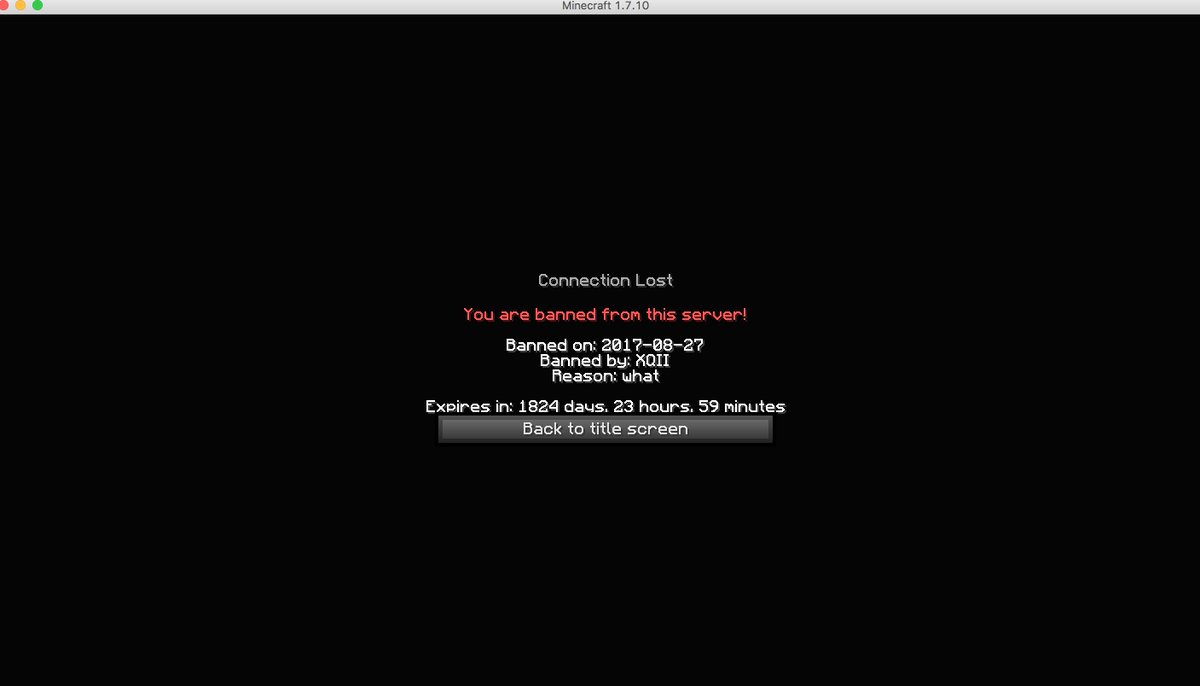 BlahPlayer's tweet photo. @Grant2k13MC XQII just went on a banning spree on @FatalityService , with the reason being "What?" or "What Cunt" https://t.co/lfYbK8WMbl