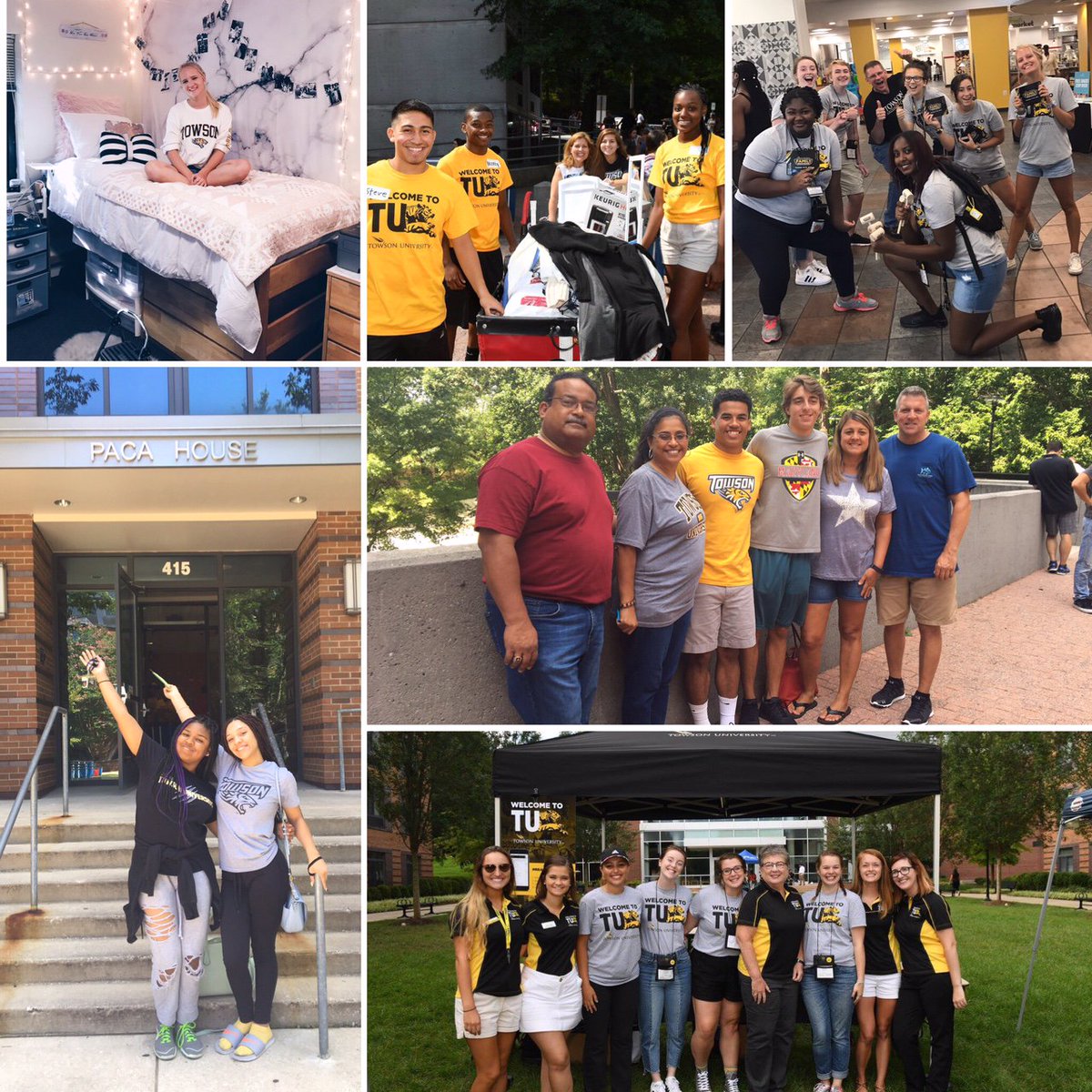 AdmissionsatTU's tweet photo. We are thrilled to have our students moved in to campus. Here are some highlights from move-in! #TUPicOfTheWeek https://t.co/Sq8WAL59IH