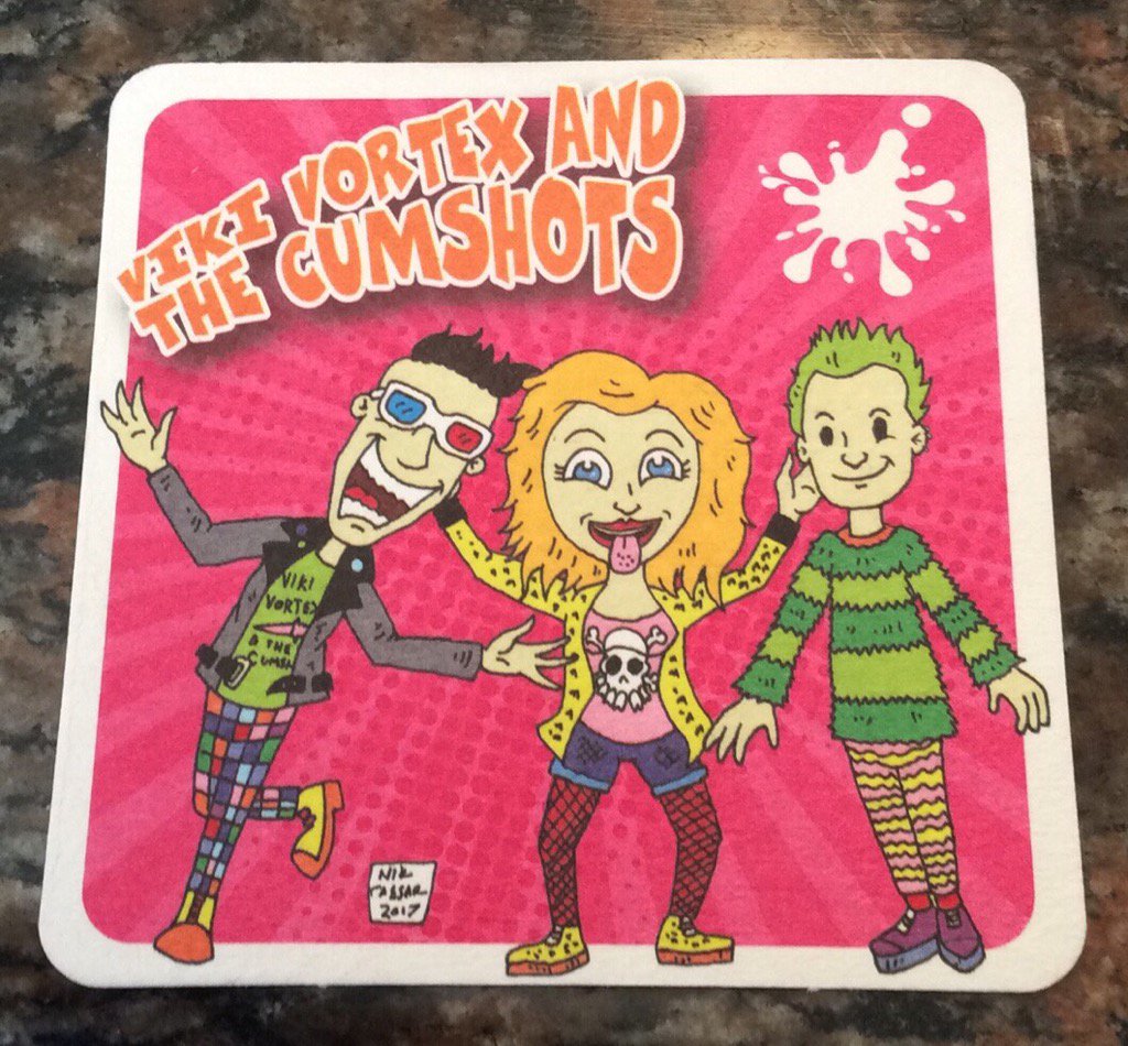 MsVikiVortex's tweet photo. Looking for #gigs n stuff!! #vvatc #vikivortexandthecumshots #vikivortex #beermat #livemusic #spain #girona #punk https://t.co/ZDuWAnAPTv