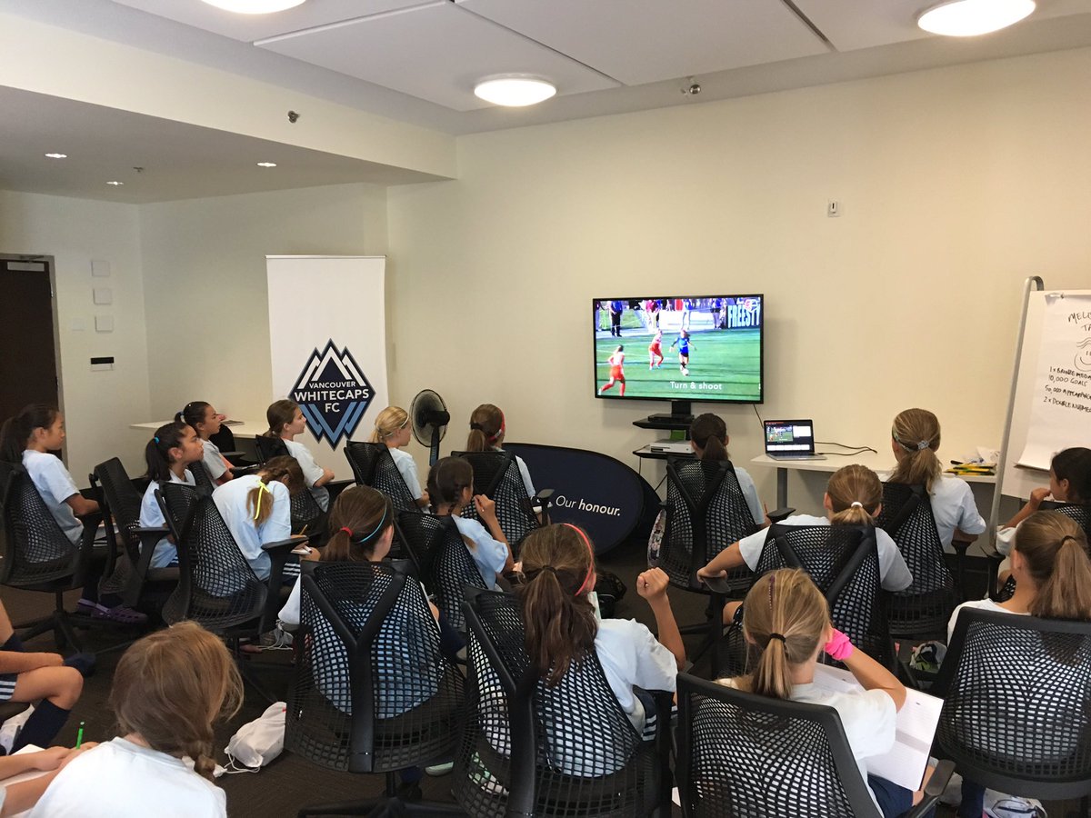 Watching some <a href="/NWSL/">National Women’s Soccer League</a> highlights to get our day started.