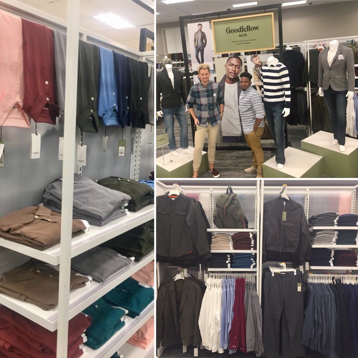 EmilySassoTGT's tweet photo. Hello good looking "Goodfellow"
Come see our men's new line at T2124! 👕🎯👞 https://t.co/mGeSMeOg0x