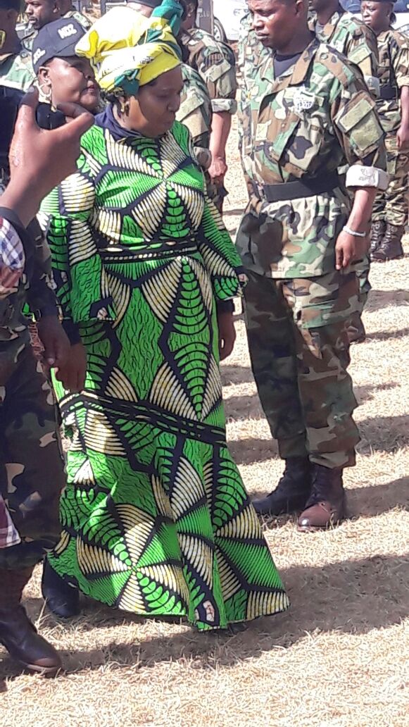 The #ANCWL NEC deployee to Gauteng <a href="/DlaminiZuma/">Dr Nkosazana Dlamini Zuma</a> paid respect to our fallen hero's at the hero's acres in Avalon cemetery