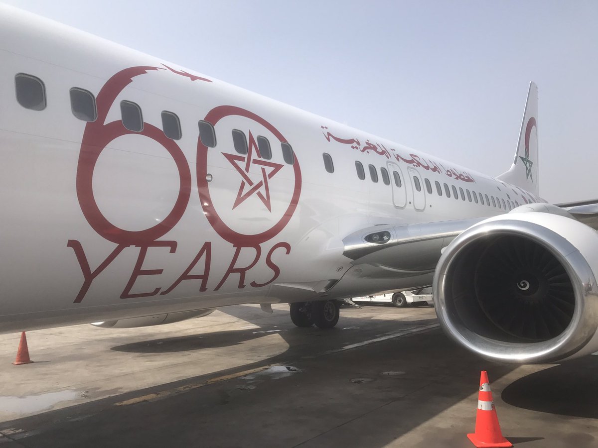Flyby797's tweet image. Finally got to fly our B737 celebrating the 60th anniversary of @RAM_Maroc with a special livery!! #ram60 #cnrgv