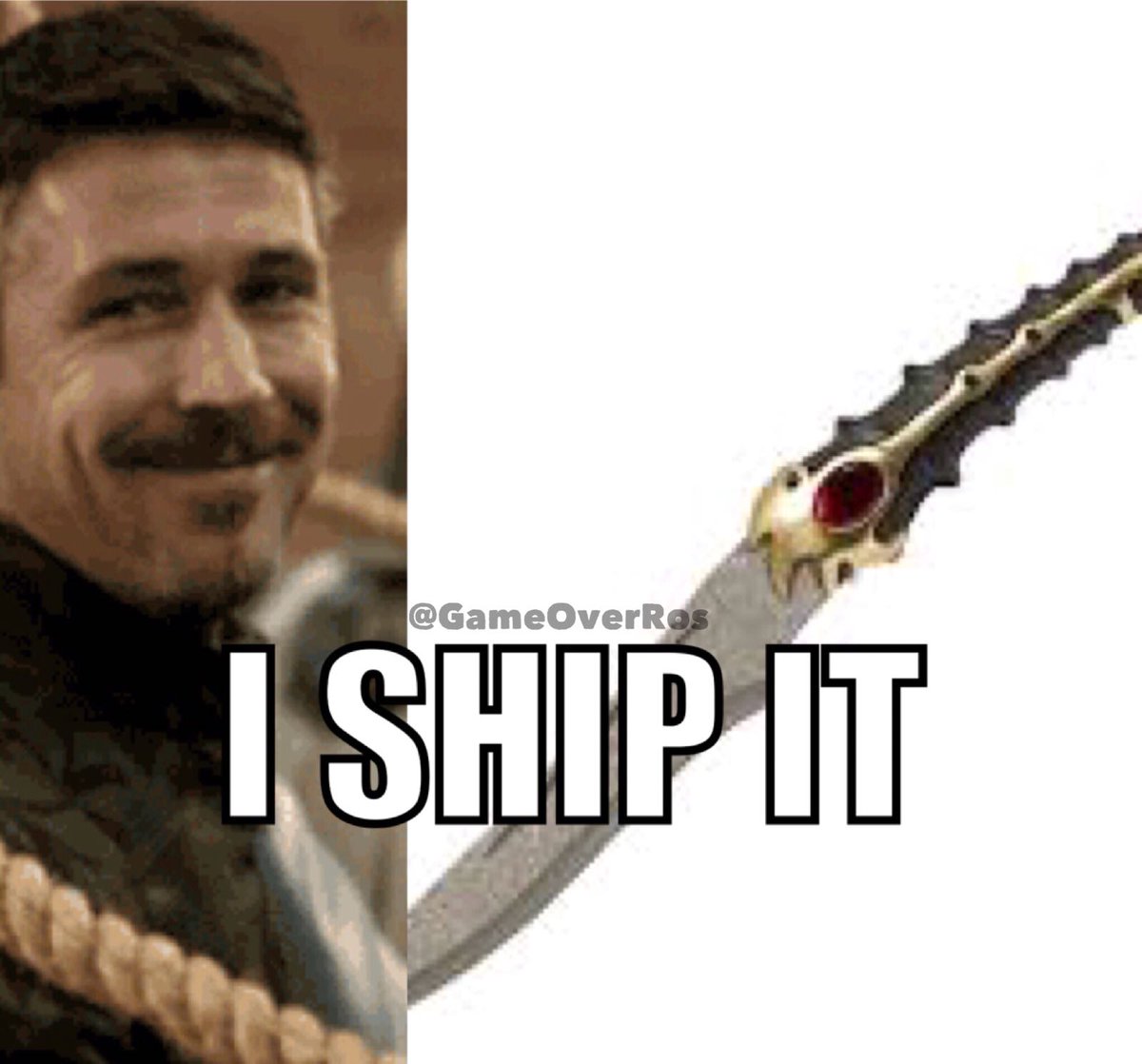 GameOverRos's tweet photo. The only #GameOfThrones ship that matters. It is known. https://t.co/o9QQW8sLOK