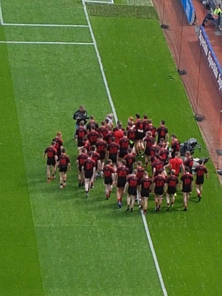 bod_uherald's tweet photo. New piece of silverware being paraded at Croke Park before taking up residence at Garvaghey #U17Final https://t.co/Zp8Zqakvxy