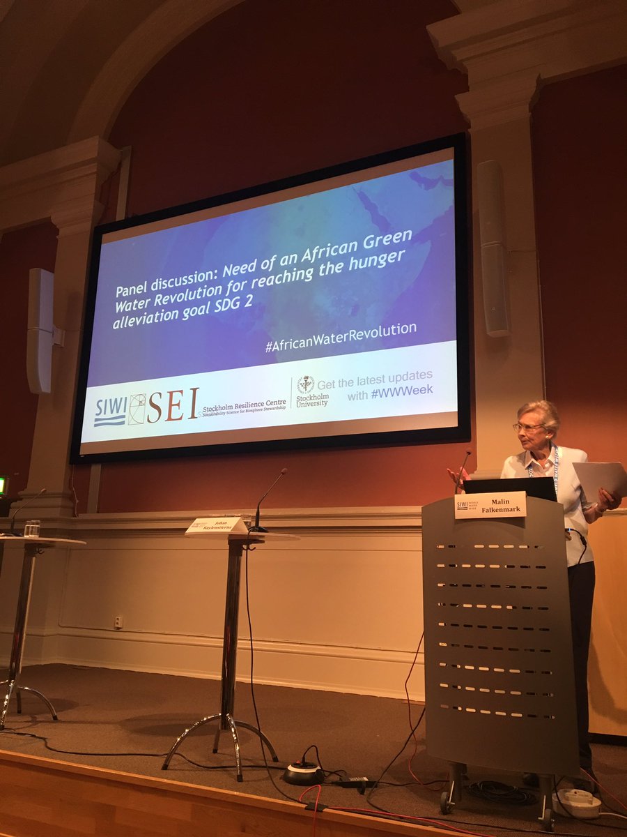 #AfricanWaterRevolution and scaling blue-green #water management discussed at #WWWeek <a href="/jenniebarron/">Jennie Barron</a> <a href="/jrockstrom/">Johan Rockström</a> <a href="/jrockstrom/">Johan Rockström</a> <a href="/siwi_water/">SIWI</a>