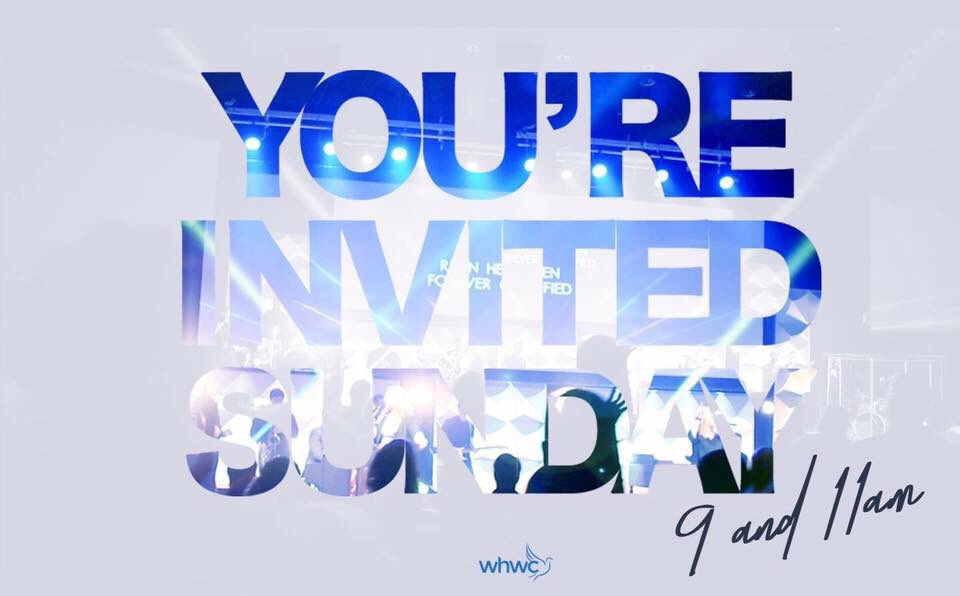 WHWorshipCenter's tweet photo. We'd love to see you @9 or 11AM! https://t.co/hn6w61qumq