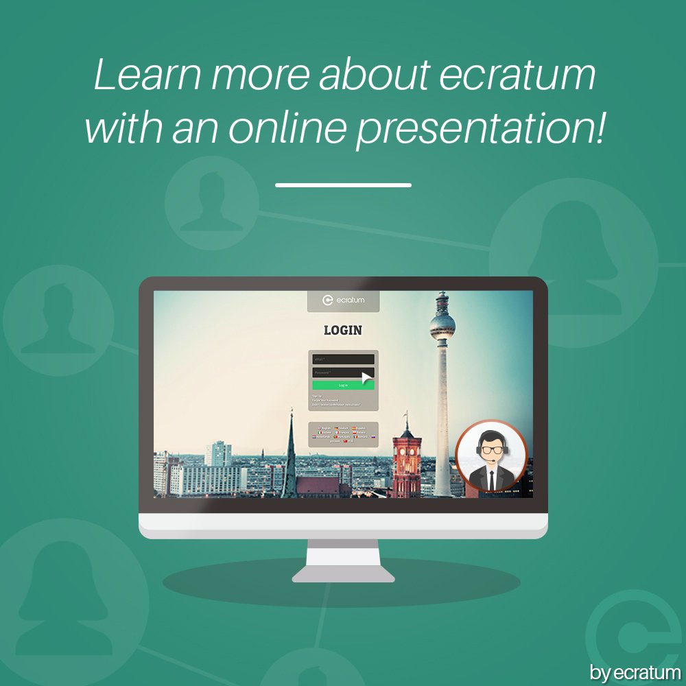 ecratum's tweet photo. You want learn more about efficient #SupplierRelationshipManagement? Schedule now an online demo with #ecratum https://t.co/B7wvkCGfe9  #SCM https://t.co/Z6kzJ1se4J